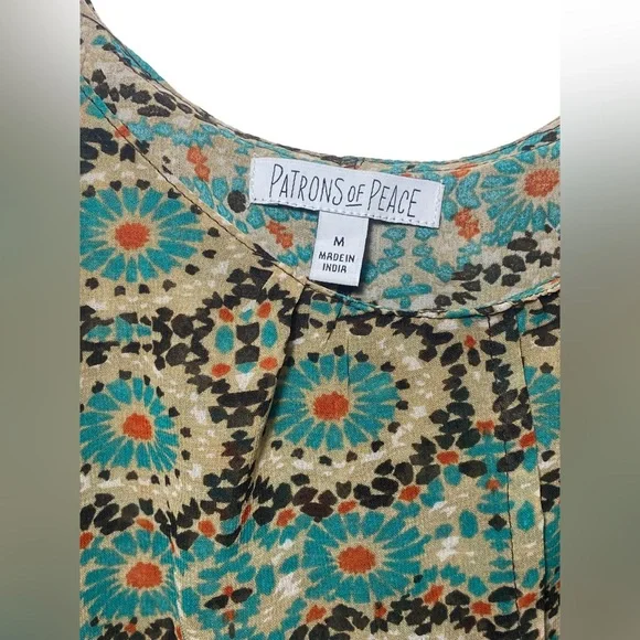 Patrons Of Peace Sleeveless Blouse - Picture 3 of 5